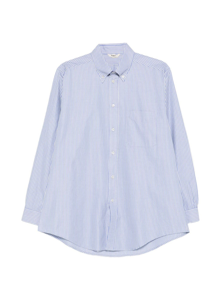 Camicia a righe con bottoni