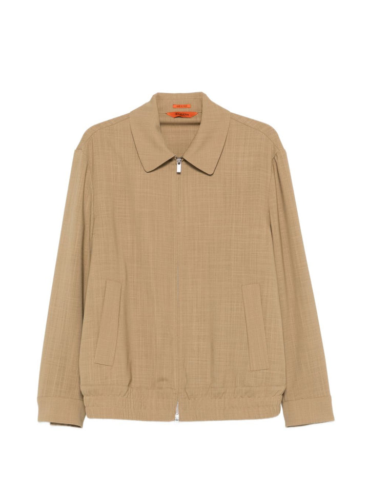 Giubbotto con zip e collo camicia "Tibio Grana"