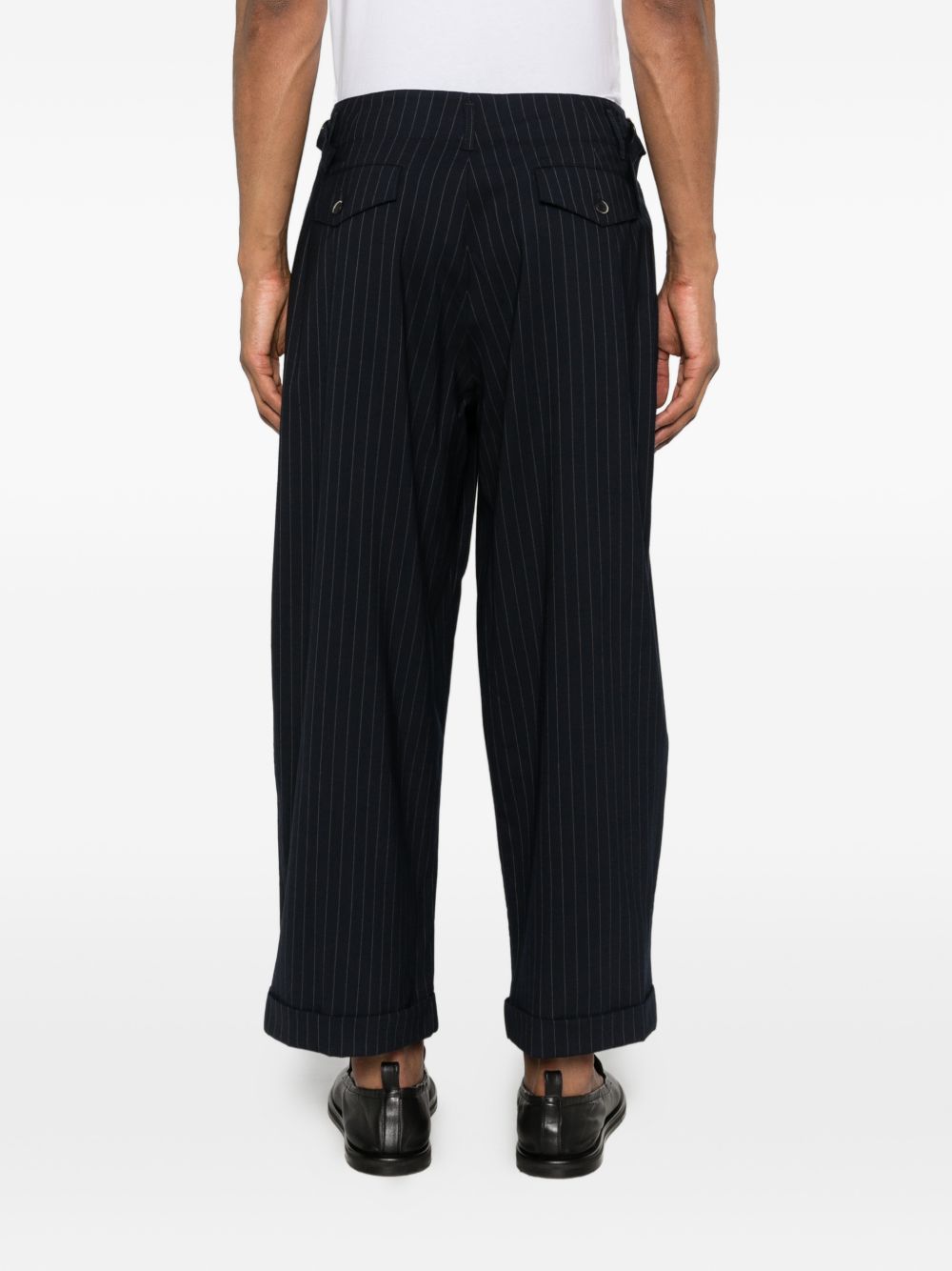 Pantaloni sartoriali gessati