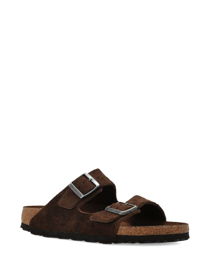 Sandali "Arizona" in pelle scamosciata con fibbia