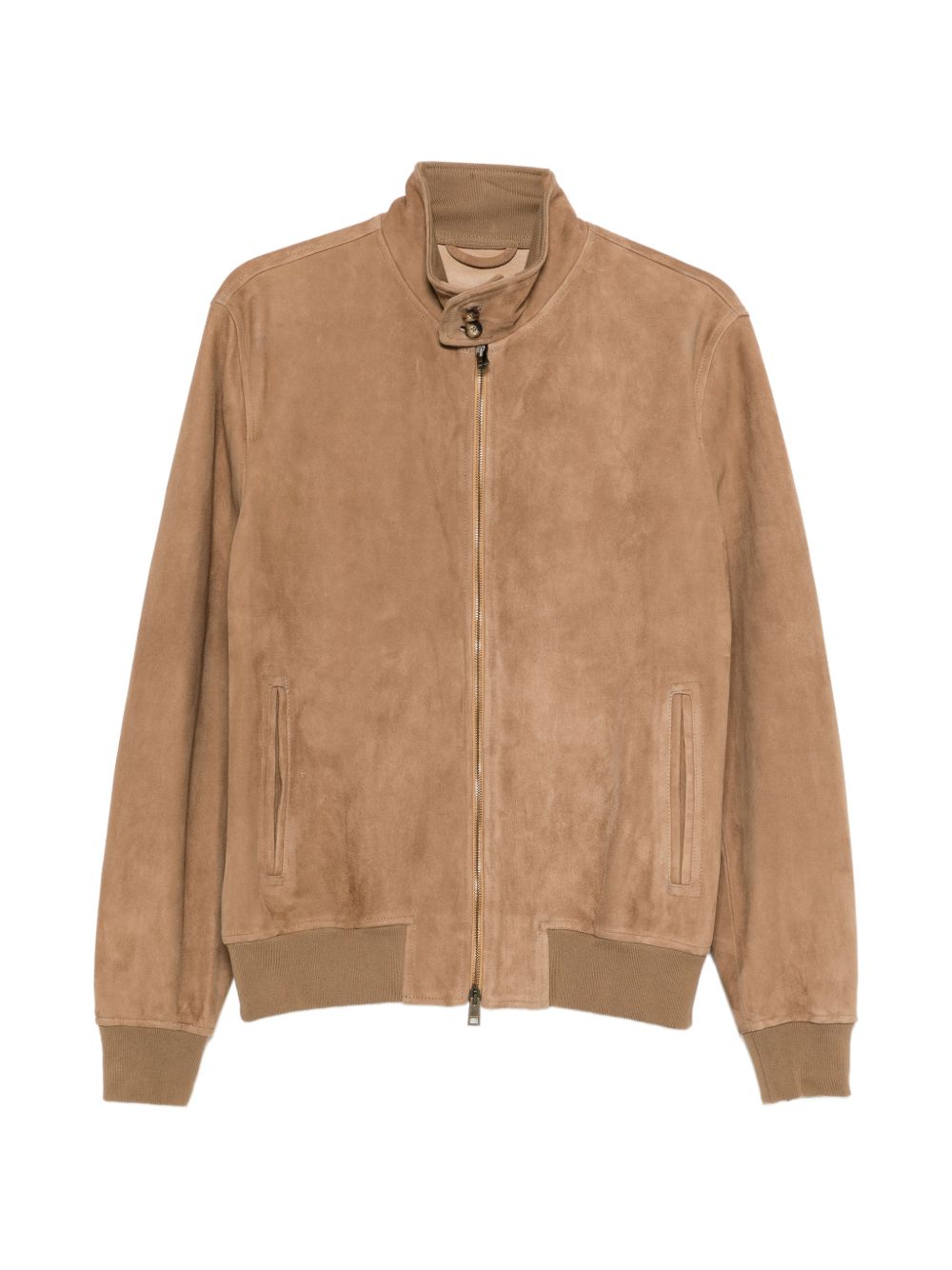 Bomber in camoscio