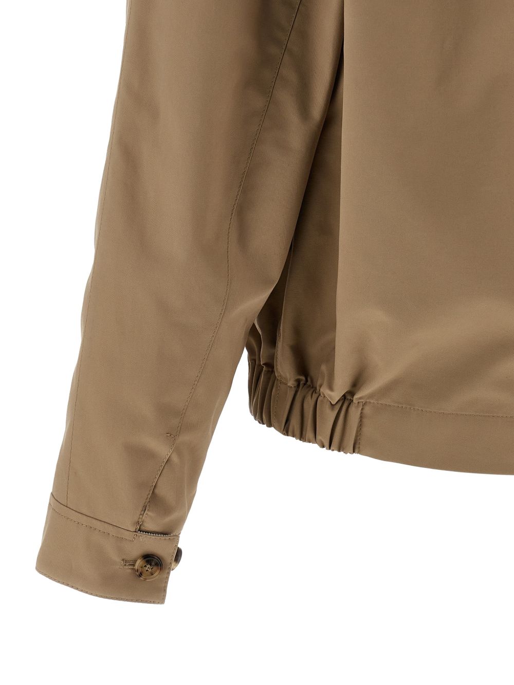 giacca con colletto alto e tasche