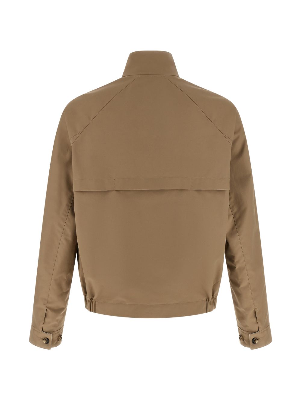 giacca con colletto alto e tasche