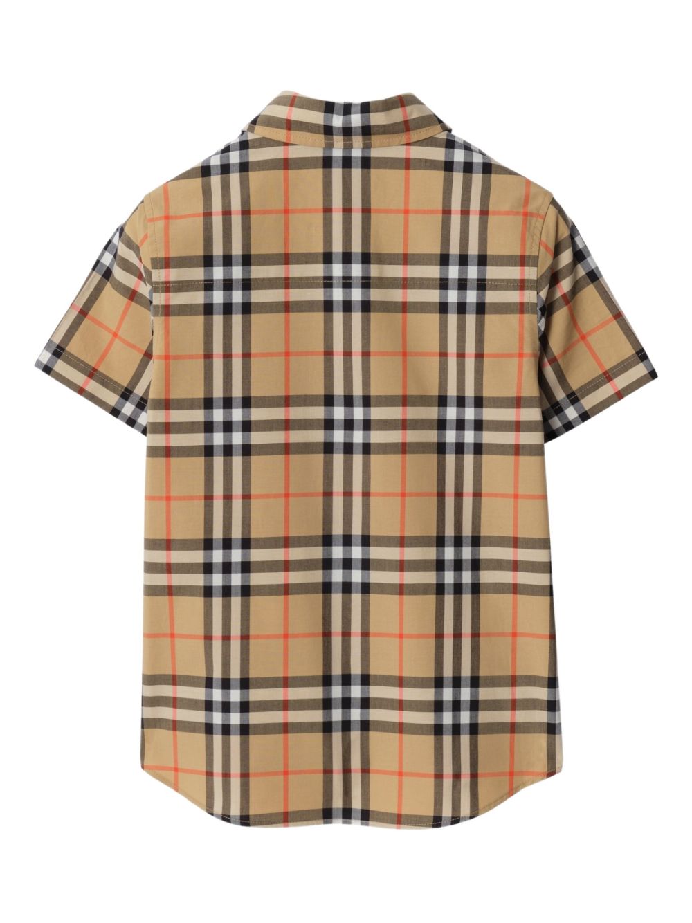 Camicia a quadri con maniche corte