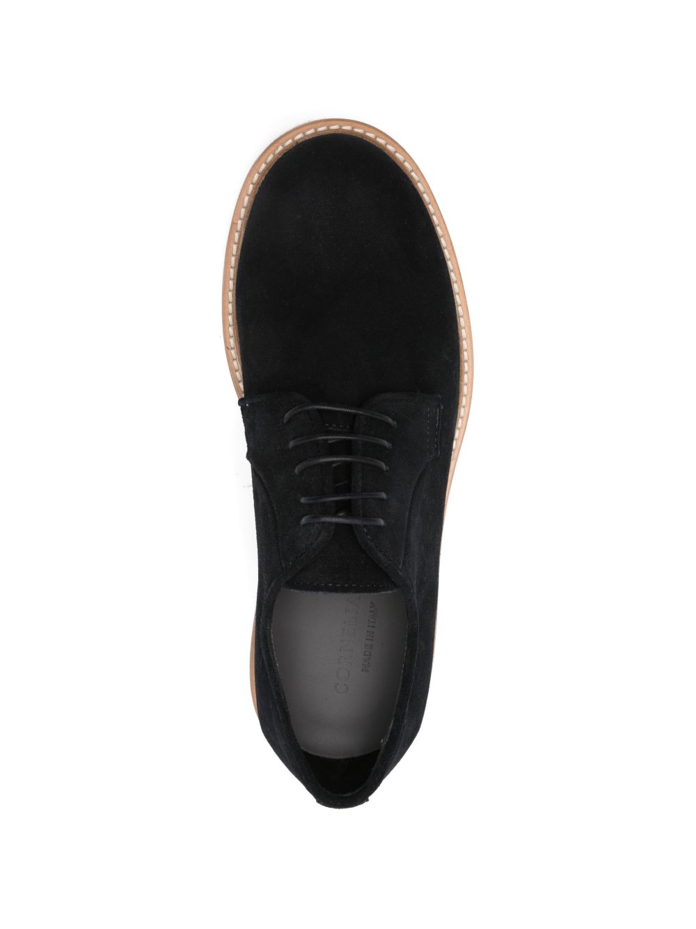 Scarpa con lacci in camoscio