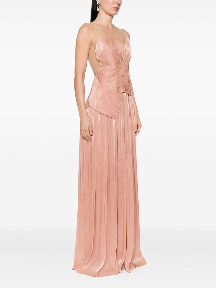 Abito lungo Serenne plissettato