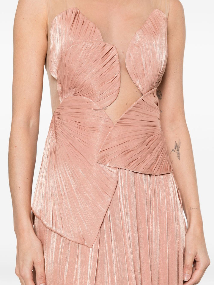 Abito lungo Serenne plissettato