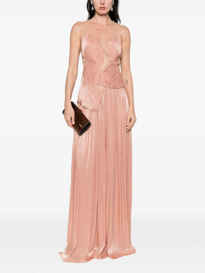 Abito lungo Serenne plissettato