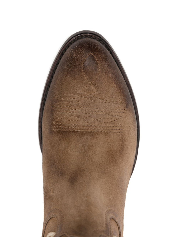 Stivaletto camoscio vintage
