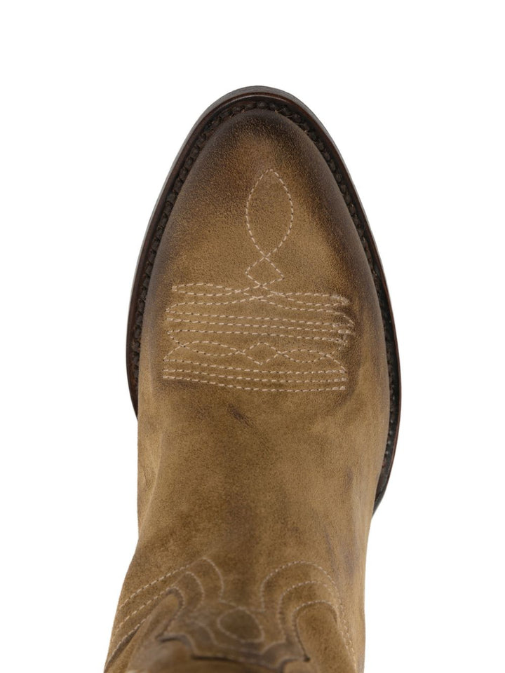 stivali da cowboy ricamati