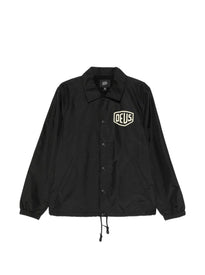 giacca con coulisse e logo