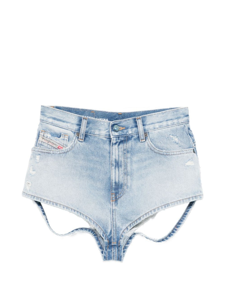 Shorts con effetto vissuto