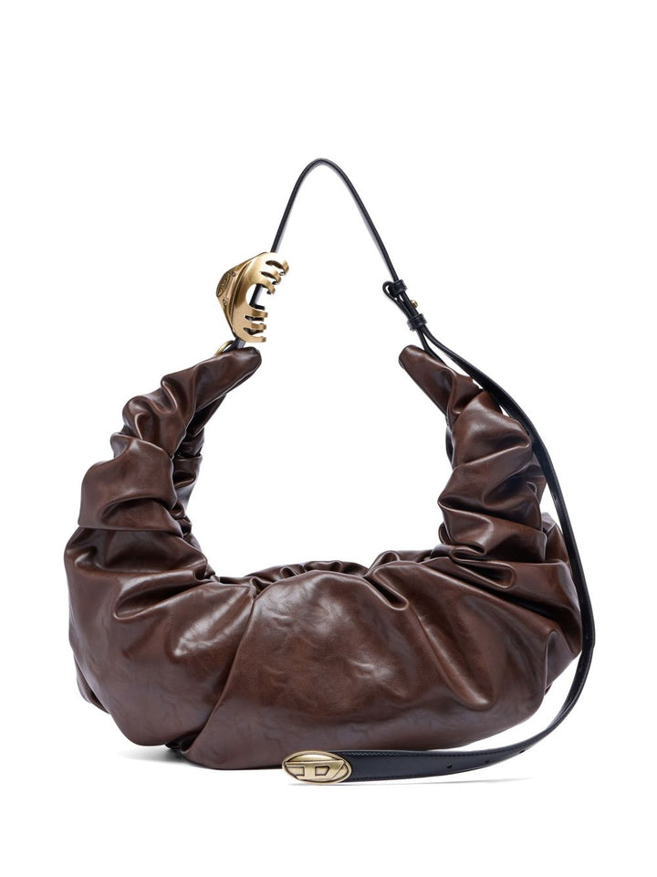 Borsa a tracolla arricciata "L Grab-D"