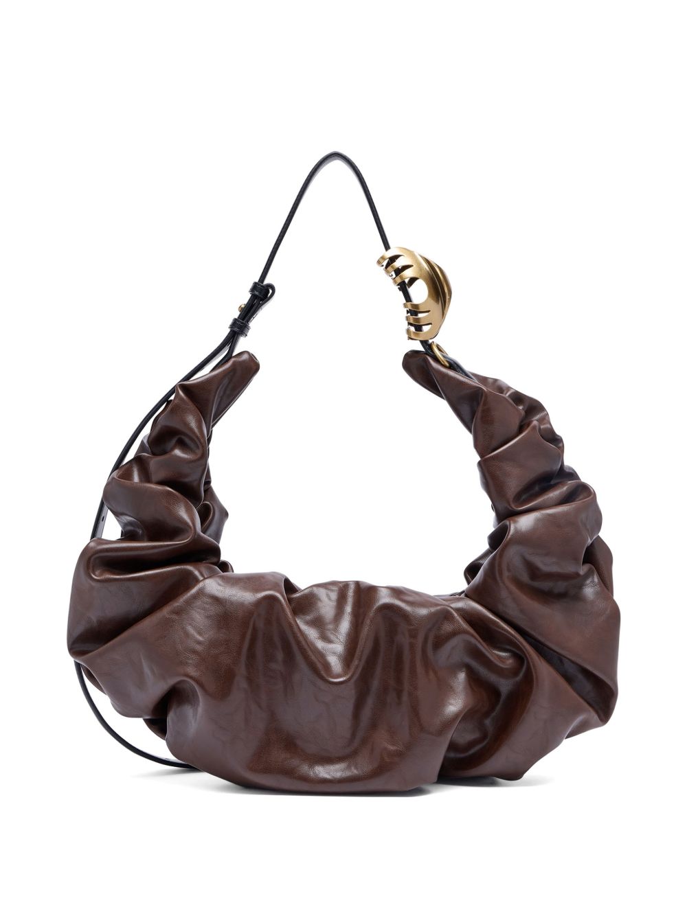 Borsa a tracolla arricciata "L Grab-D"
