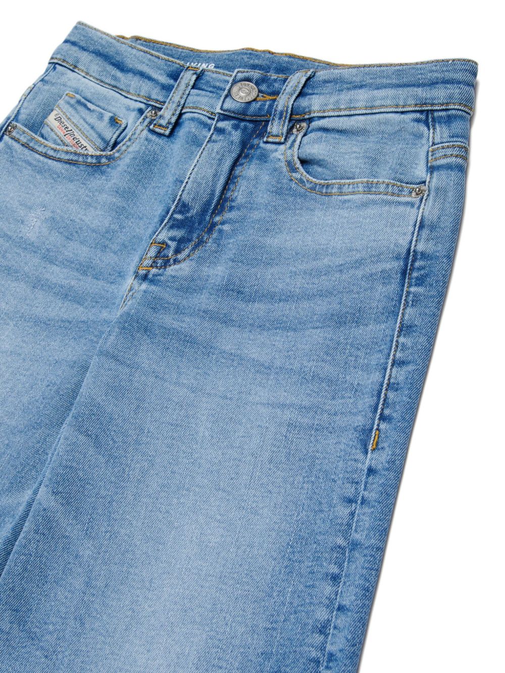 Denim cinque tasche a zampa