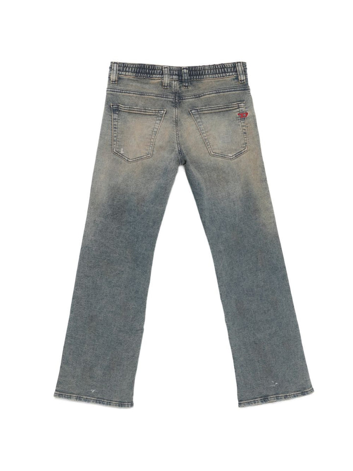 jeans effetto usurato