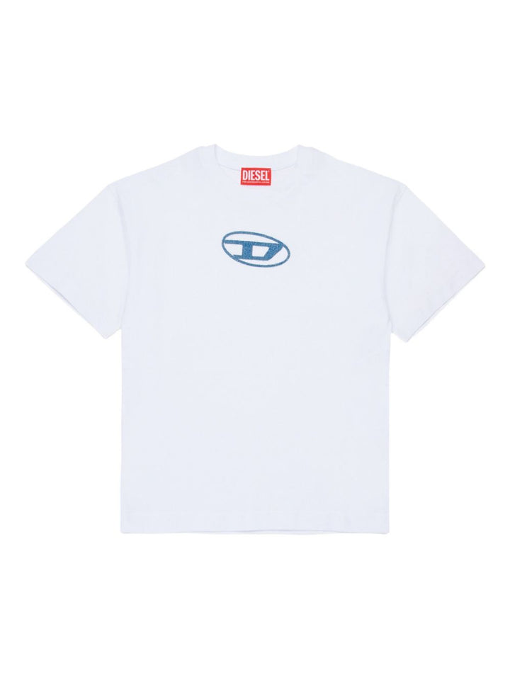 T-shirt  girocollo con logo