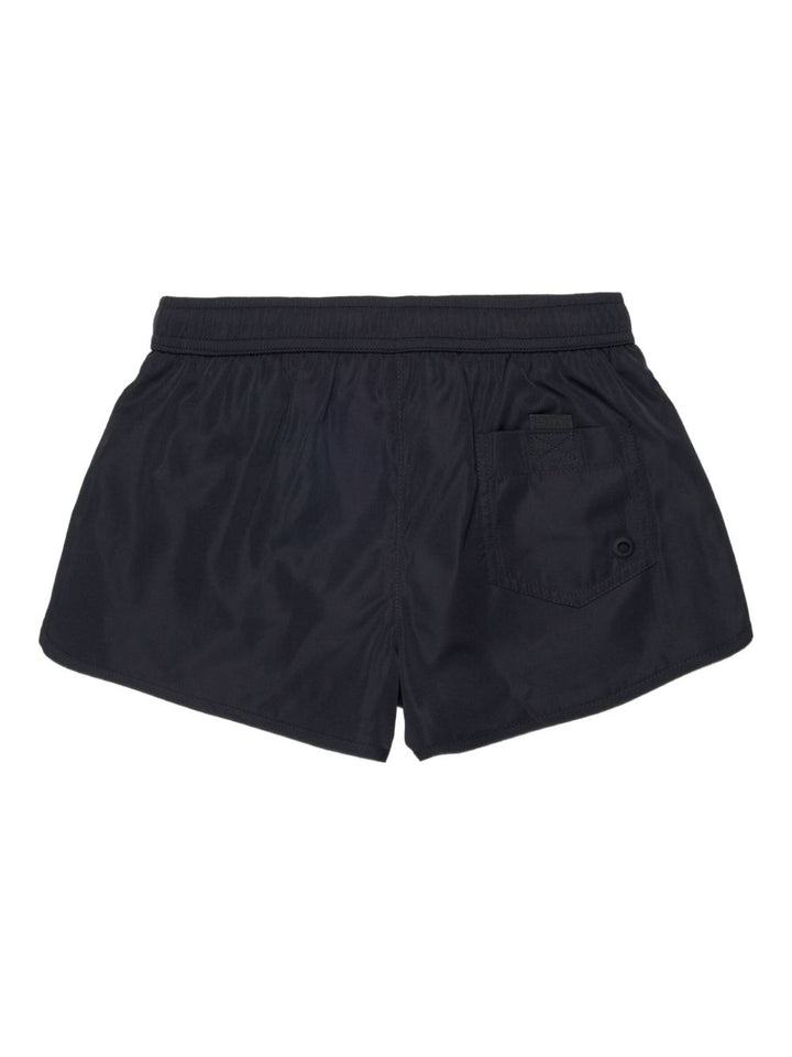 Boxer con elastico in vita, laccetti regolabili e logo