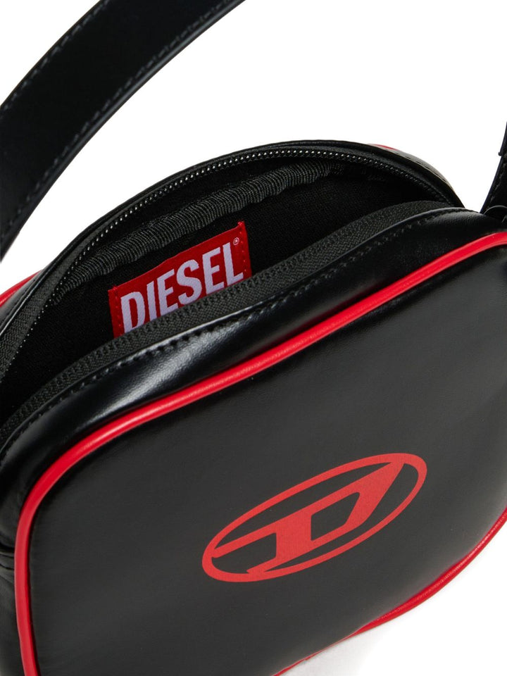 Borsa a spalla con logo "Oval D"