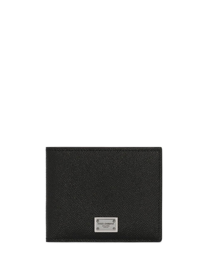 Portafoglio bi-fold con logo