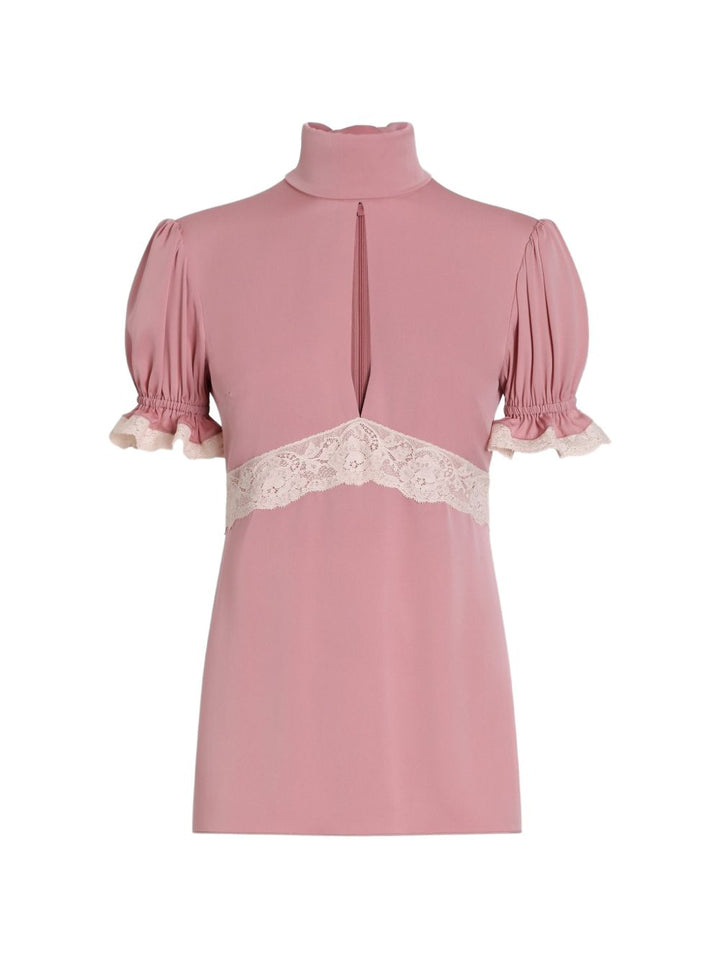 Top in charmeuse stretch