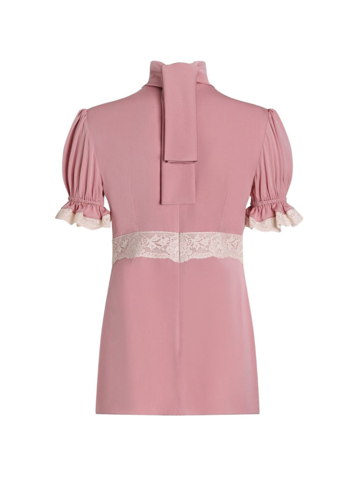 Top in charmeuse stretch