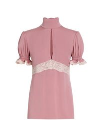 Top in charmeuse stretch