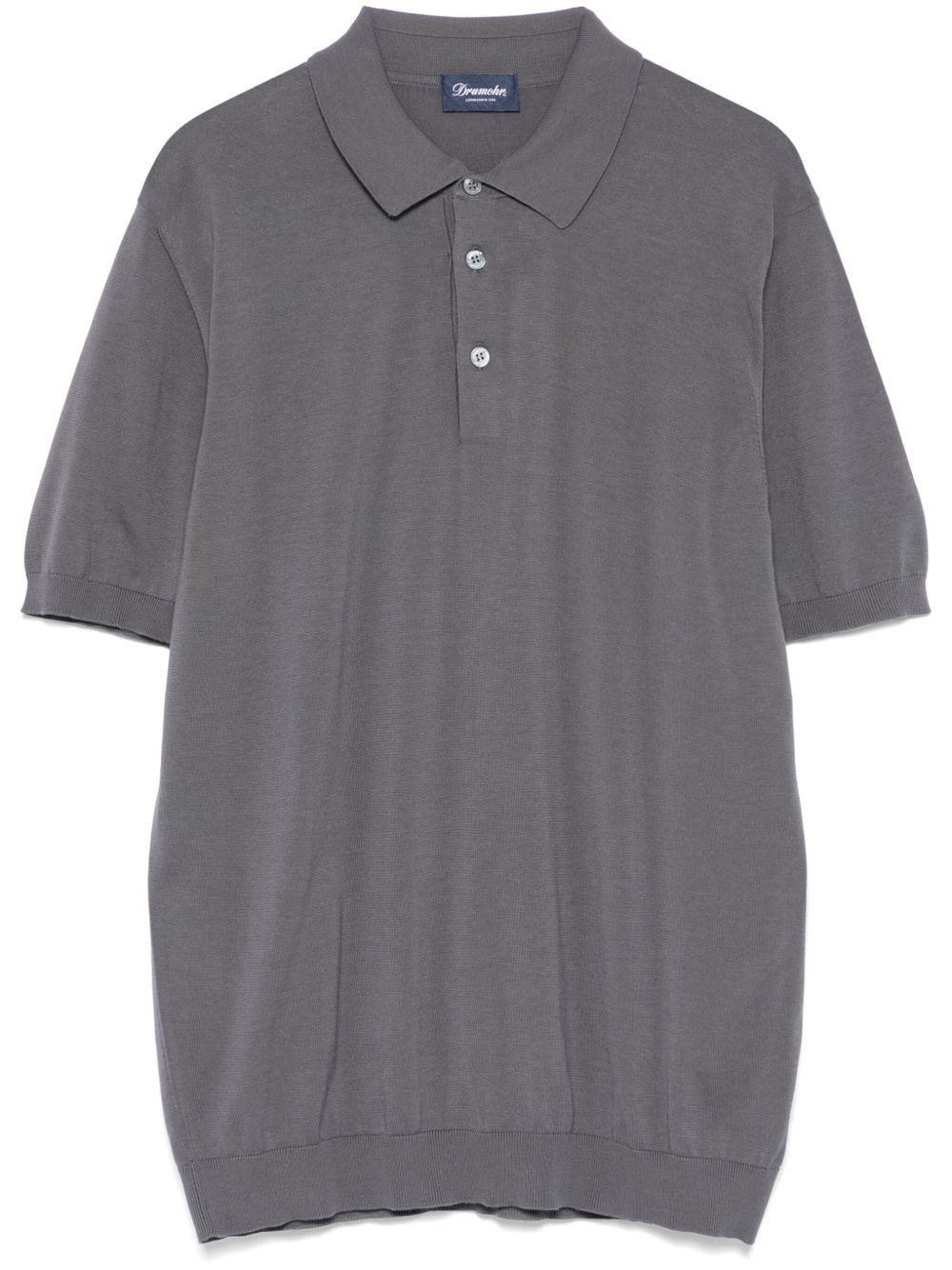 Polo in maglia di cotone con ricamo logo