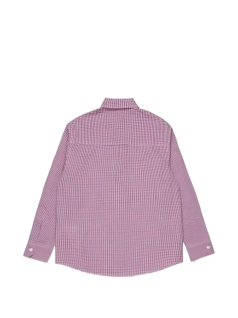 Camicia logata a maniche lunghe e bottoni