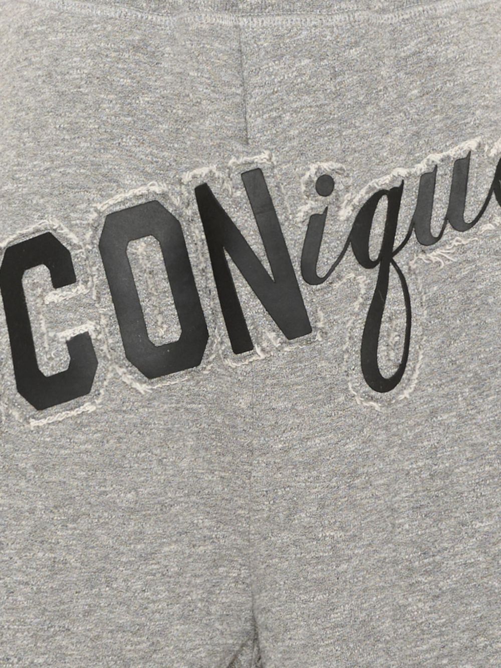 pantaloncini con stampa del logo