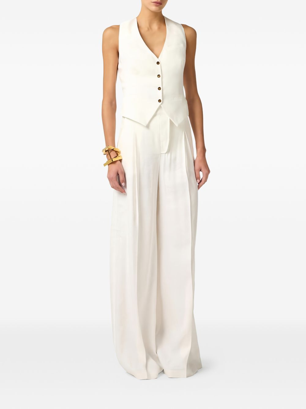 Gilet con tagli asimmetrici
