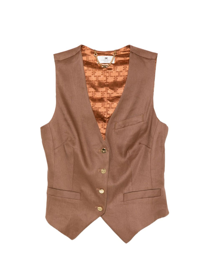 gilet con bottoni