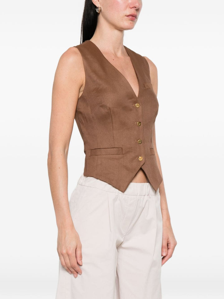 gilet con bottoni