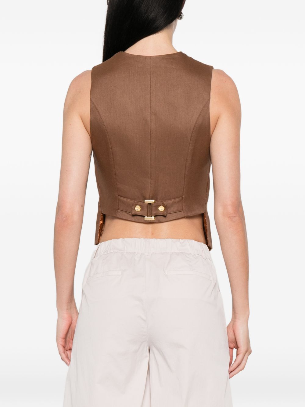 gilet con bottoni