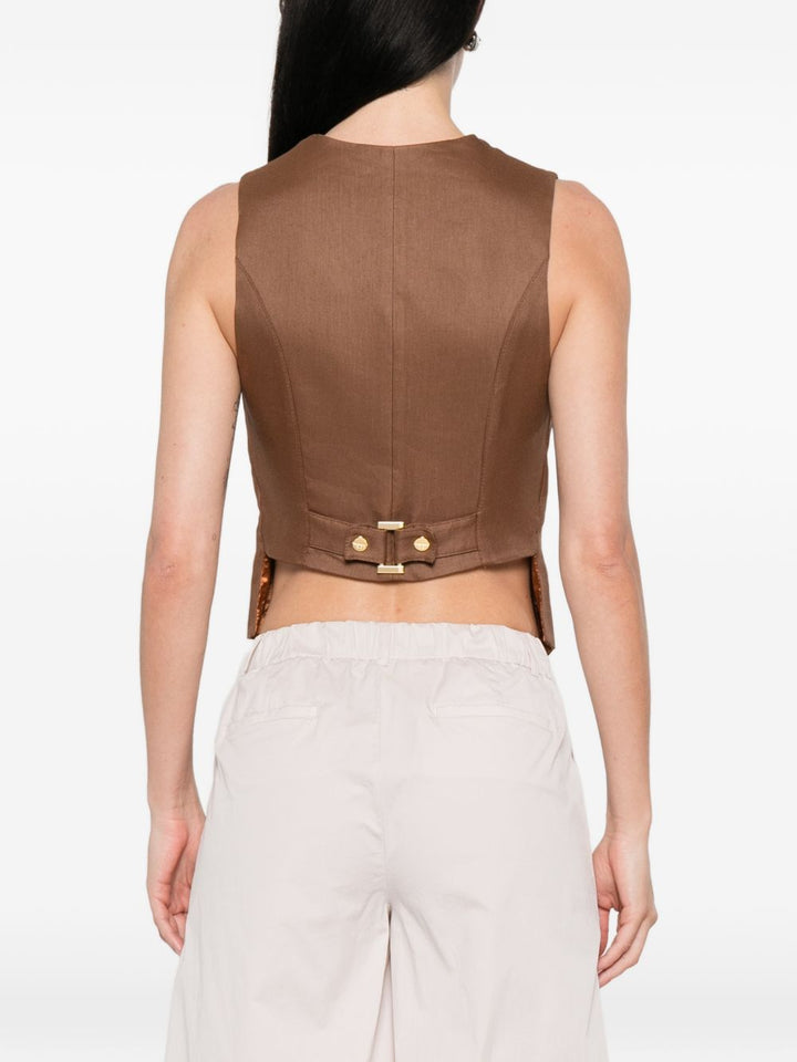gilet con bottoni