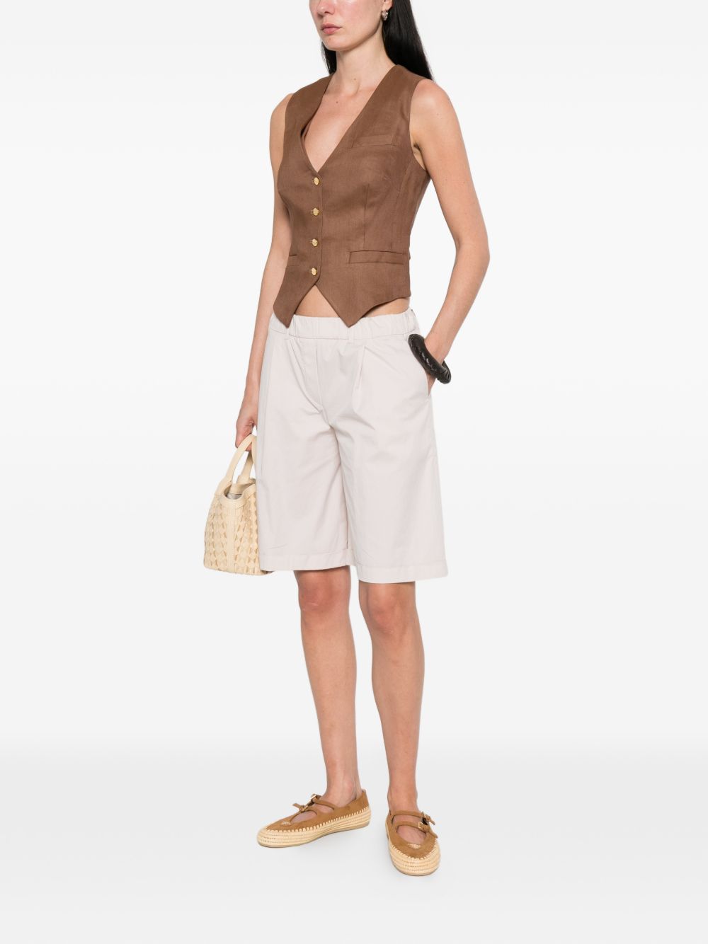 gilet con bottoni