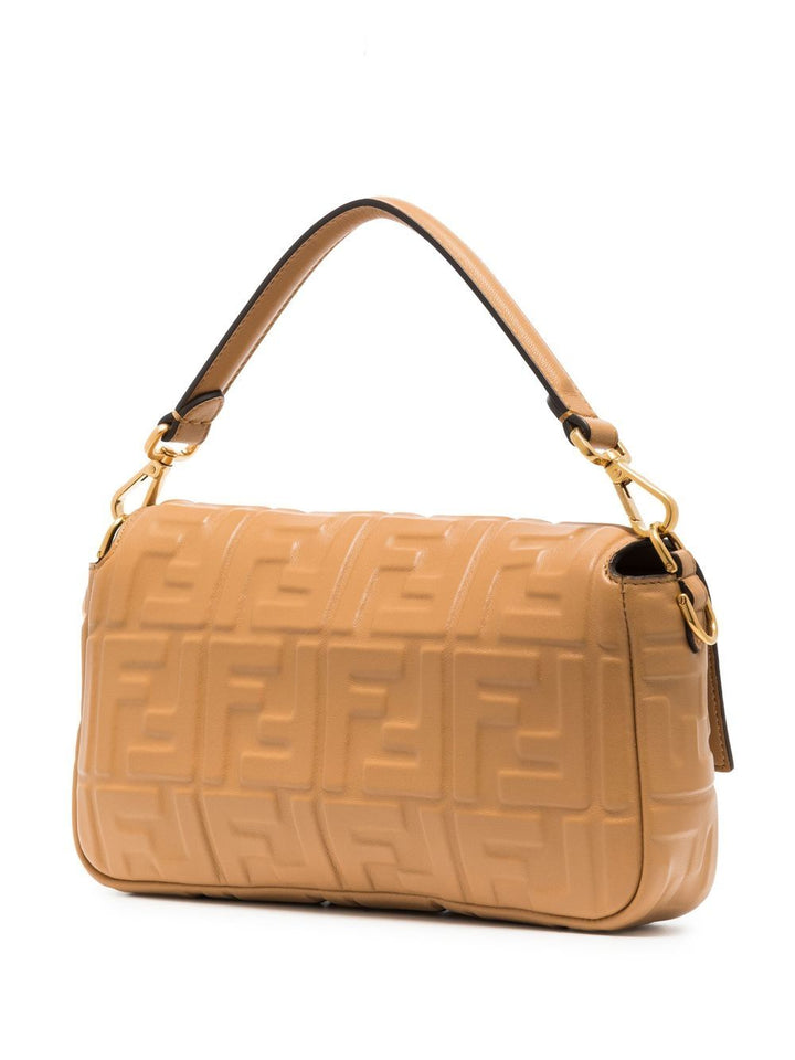 Borsa "Baguette" in pelle beige