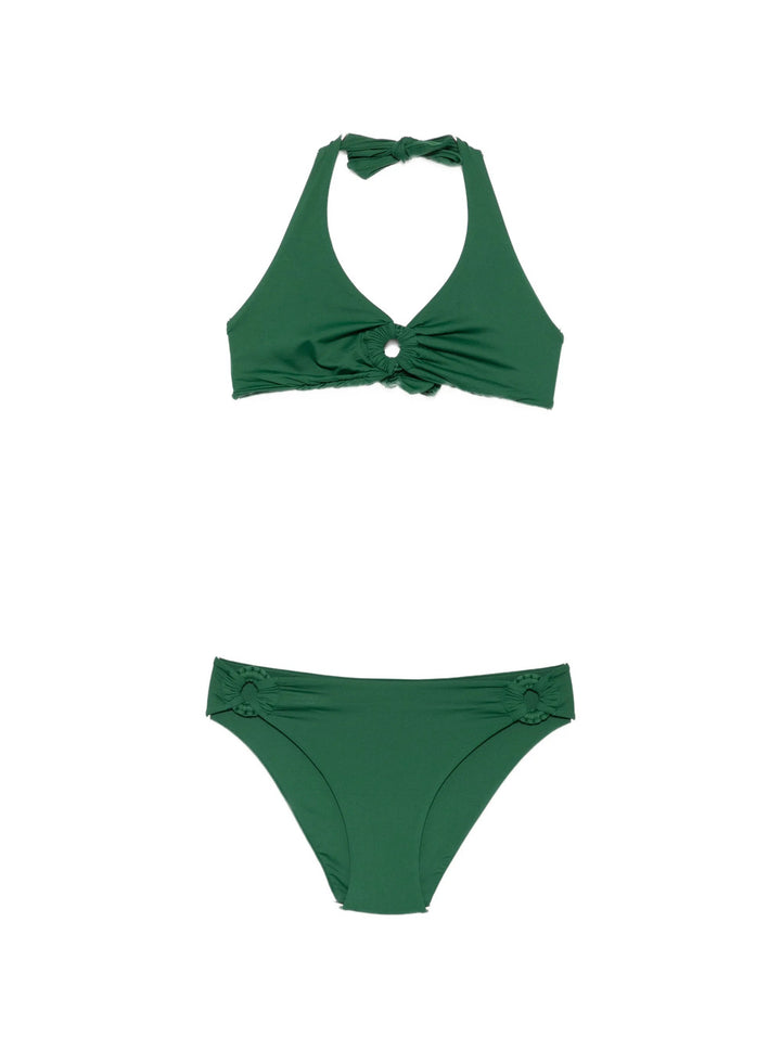 slip bikini con dettagli ad anello