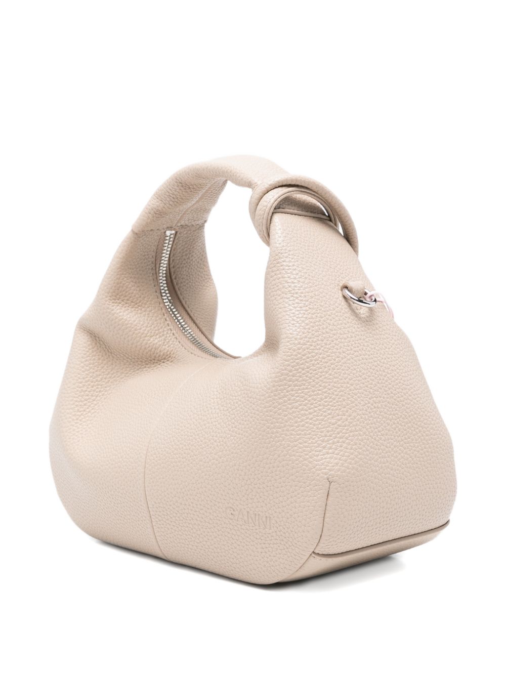 GANNI Borsa tote mini in pelle