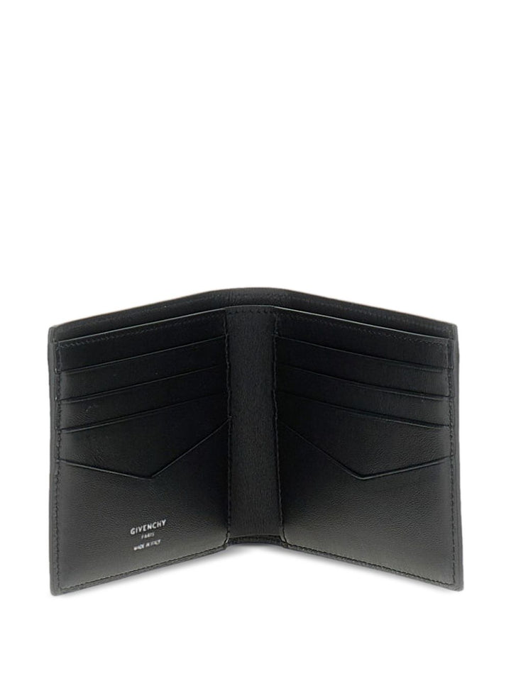 portafoglio bi-fold in pelle