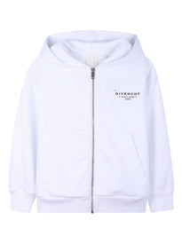 Felpa con cappuccio e zip