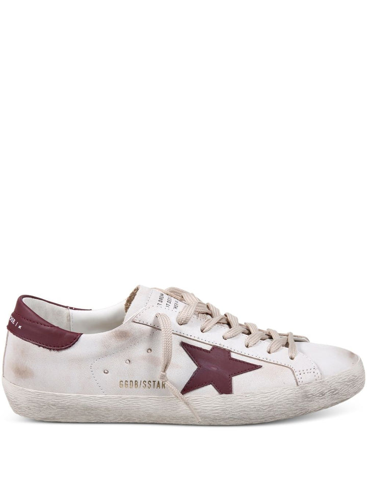 Sneakers "Superstar" bianco e bordeaux