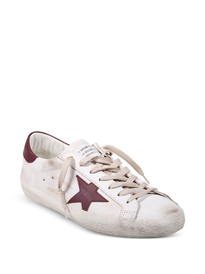 Sneakers "Superstar" bianco e bordeaux