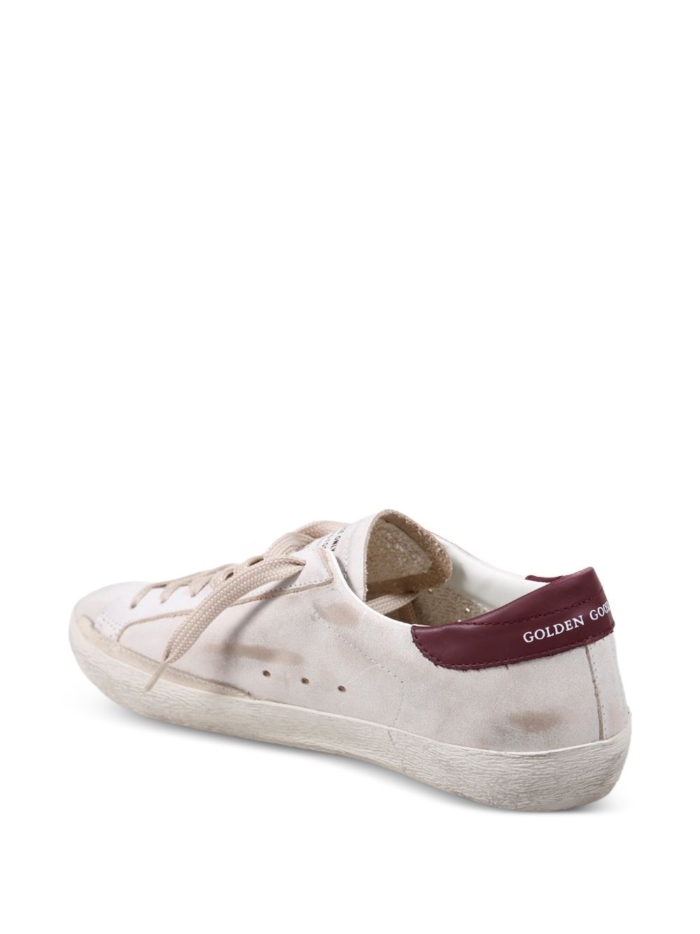 Sneakers "Superstar" bianco e bordeaux