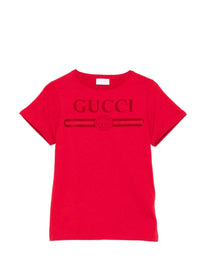 T-shirt girocollo mezza manica con logo