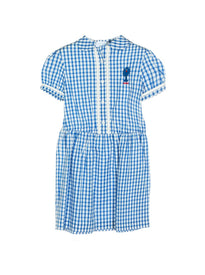 Abitino ricamato a quadri