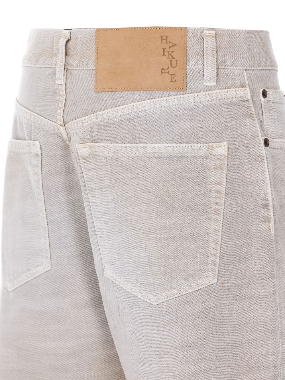 Denim con tasche fondo da stivale