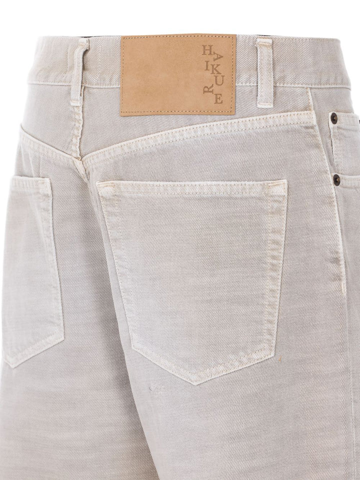 Denim con tasche fondo da stivale