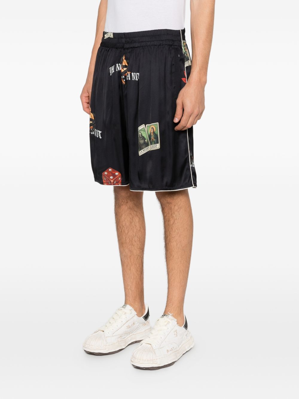 Pantaloncini con stampa grafica