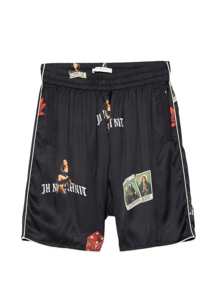 Pantaloncini con stampa grafica